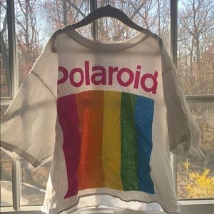 Cute Polaroid crop top